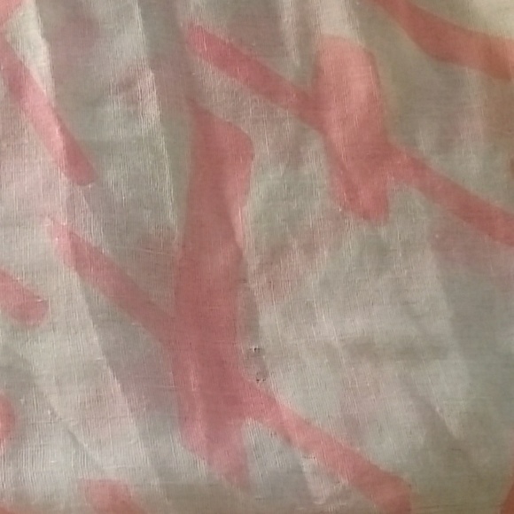 Preloved sheer print infinity scarf - Picture 3 of 4